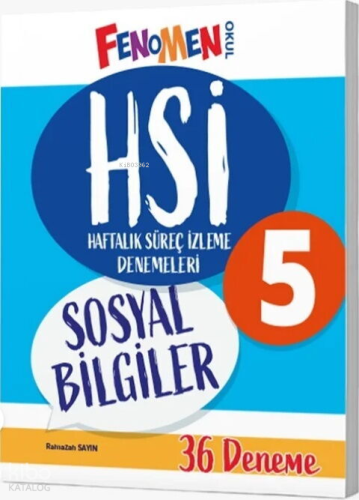 Fenomen 5. Sınıf HSİ Sosyal Bilgiler (36 Deneme) Kolektif