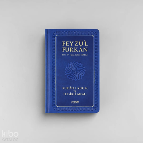Feyzü'l Furkan Kur'an-ı Kerim ve Tefsirli Meali (Sempatik Cep Boy - Ciltli) Lacivert