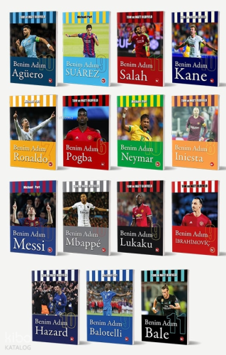 Futbolcular Serisi Seti - (15 Kitap) Kolektif