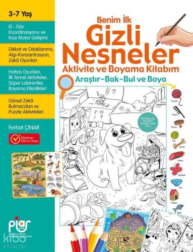 Gizli Nesneler Aktivite ve Boyama Kitabım Ferhat Çınar