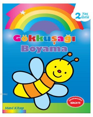 Gökkuşağı Boyama Mavi Kitap Kolektif