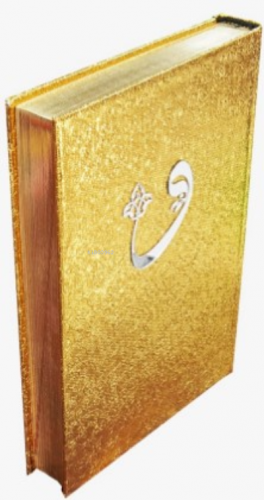 Gold Kaplama Kutulu Mühürlü Orta Boy Kur'an-ı Kerim (kod:KT058GOLD)