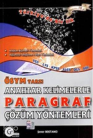 Gür Yayınları ÖSYM Tarzı Paragraf Çözüm Yöntemleri ve Soru Bankası Gür