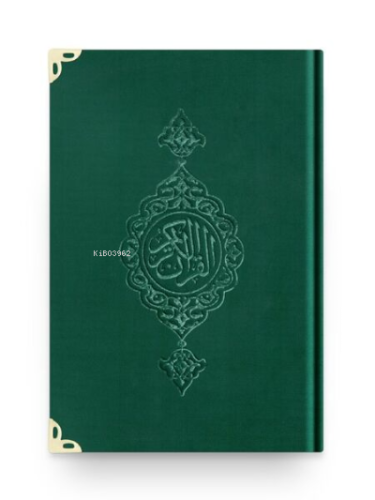 Hafız Boy Kadife Kur'an-ı Kerim (Zümrüt Yeşil, Yaldızlı, Mühürlü)