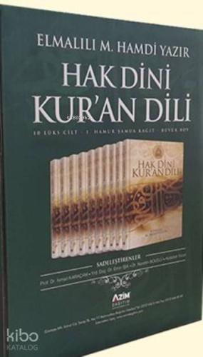Hak Dini Kuran Dili (10 Cilt) Elmalılı Muhammed Hamdi Yazır