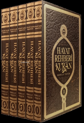 Hayat Rehberi Kur’an Konulu Tefsir 5 Cilt (Orta Boy) Kolektif