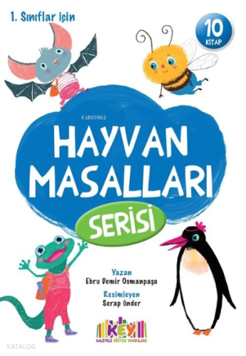 Hayvan Masalları Serisi (10 Kitap+HDS) (Her Biri 24 Sayfa)