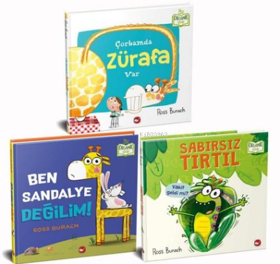 Hayvanlarla Eğleniyorum Set - Organik Kitap (3 Kitap Takım)