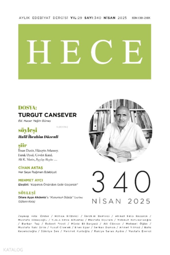 Hece Dergisi 340. Sayı Nisan 2025