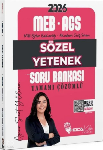 Hoca Kafası 2026 MEB-AGS Sözel Yetenek Soru Bankası Çözümlü