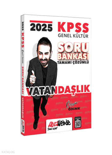HocaWebde Yayınları 2025 KPSS Genel Kültür Vatandaşlık Tamamı Çözümlü 