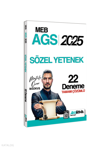 HocaWebde Yayınları 2025 MEB AGS Sözel Yetenek Tamamı Çözümlü 22 Deneme Sınavı