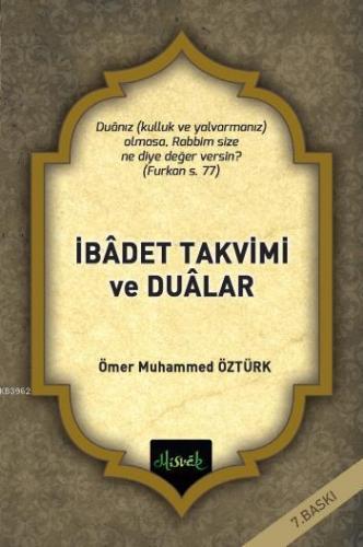 İbadet Takvimi ve Dualar Ömer Muhammed Öztürk