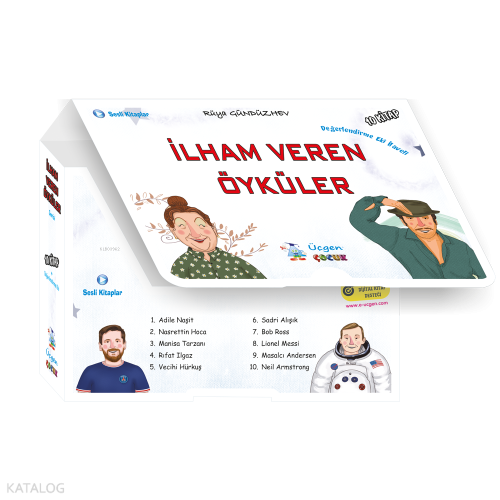 İlham Veren Öyküler - (8 Kitaplı Okuma Seti + Değerlendirme Eki) Kutulu