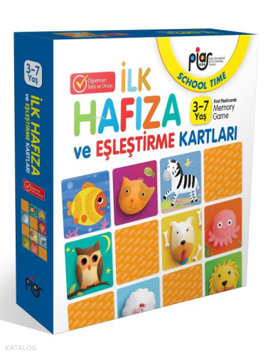 İlk Hafıza ve Eşleştirme Kartları (3-7 Yaş) Kolektif