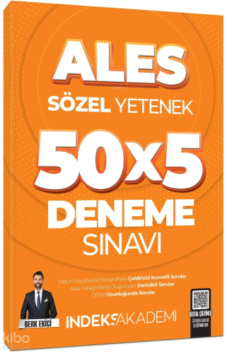 İndeks Akademi 2026 ALES Sözel Yetenek 5 Deneme Sınavı Çözümlü