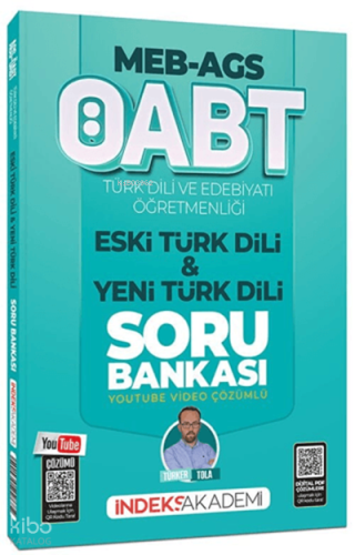 İndeks Akademi 2026 ÖABT MEB-AGS Türk Dili ve Edebiyatı Eski Türk Dili ve Yeni Türk Dili Soru Bankası Youtube Video Çözümlü
