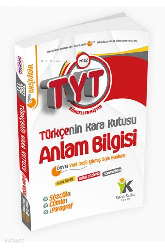 İnformal 2019 YKS Türkçenin Kara Kutusu Anlam Bilgisi Konu Özetli Soru Bankası 1.Cilt