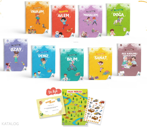 İyilik Fidanı Okul Öncesi Eğitim Seti (9 Kitap) Kolektif