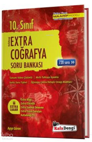 Kafa Dengi 10.Sınıf Extra Coğrafya Soru Bankası (Tümü Video Çözümlü) A