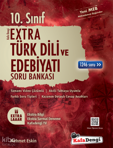 Kafa Dengi 10.Sınıf Extra Türk Dili ve Edebiyatı Soru Bankası (Tümü Video Çözümlü)