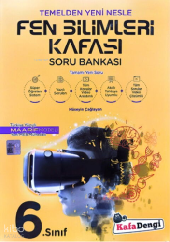 Kafa Dengi 6. Sınıf Fen Bilimleri Kafası Soru Bankası (Tümü Video Çözü