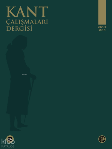 Kant Çalışmaları Dergisi Sayı 4