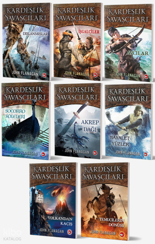 Kardeşlik Savaşçıları John Flanagan Seti - (8 Kitap)