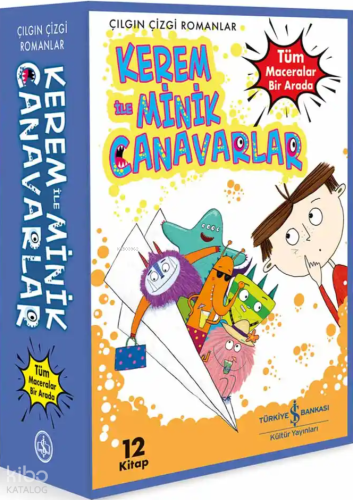 Kerem ile Minik Canavarlar (12 Kitap);Tüm Maceralar Bir Arada