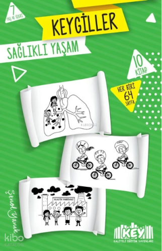 Keygiller Sağlıklı Yaşam Serisi (10 Kitap + HDS) (Her Biri 64 Sayfa)