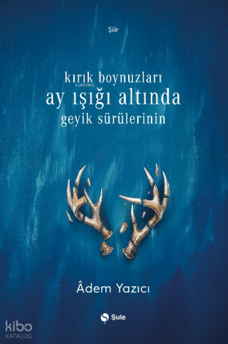 Kırık Boynuzları Ay Işığı Altında Geyik Sürülerinin Adem Yazıcı