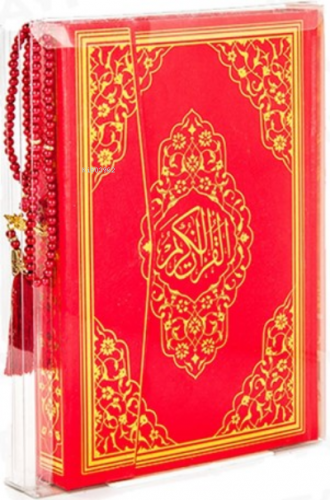 Kırmızı Mühürlü Rahle Boy Kur'an-ı Kerim İnci Tesbih (kod:228K) Kolekt
