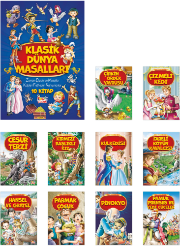 Klasik Dünya Masalları (10 Kitap) Kolektif