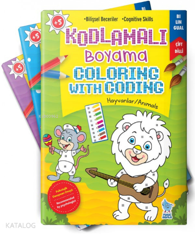 Kodlamalı Boyama (4 Kitap) Kolektif
