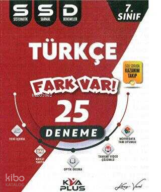 Koray Varol Akademi 7. Sınıf Türkçe Sistematik 25 Sarmal Deneme