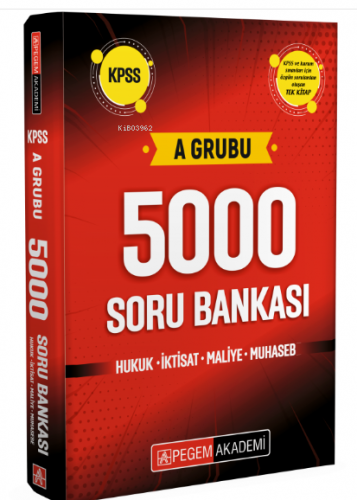 KPSS A Grubu 5000 Soru Bankası Kolektif