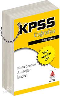 KPSS Coğrafya Strateji Kartları Adile Dokak