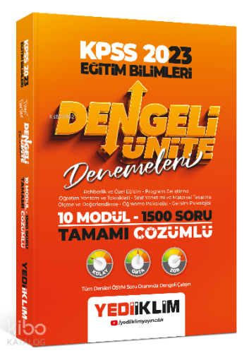 KPSS Eğitim Bilimleri Tüm Dersler Tamamı Çözümlü 10 Modül- 1500 Soru Dengeli Çalışma Teknikleri