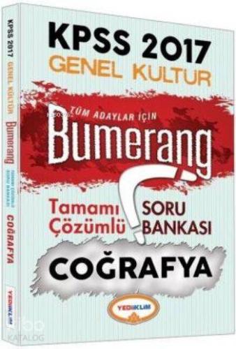 KPSS Genel Kültür Bumerang Tamamı Çözümlü Soru Bankası Coğrafya 2017
