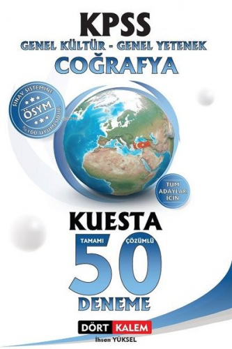 KPSS Genel Kültür - Genel Yetenek Coğrafya Kuesta Tamamı Çözümlü 50 De