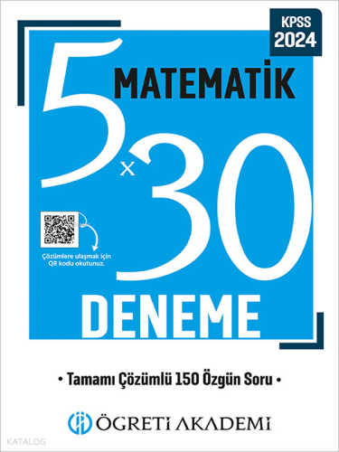 KPSS Genel Yetenek Genel Kültür 5x30 Matematik Deneme