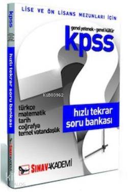 KPSS Genel Yetenek Genel Kültür Hızlı Tekrar Soru Bankası