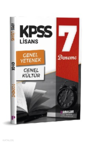 KPSS Lisans Genel Yetenek - Genel Kültür 7 Deneme