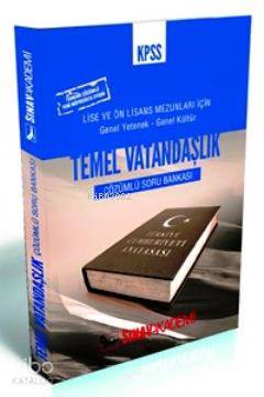 KPSS Lise ve Ön Lisans Temel Vatandaşlık Çözümlü Soru Bankası