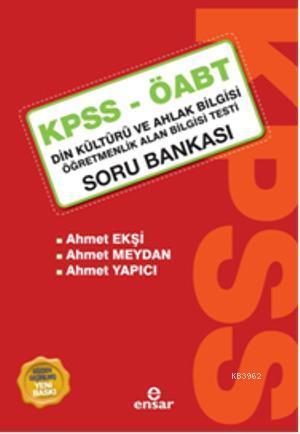 Kpss-Öabt Soru Bankası Din Kültürü ve Ahlak Bilgisi Ahmet Ekşi