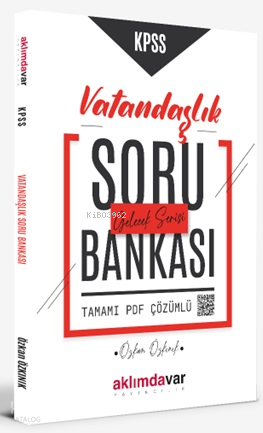 KPSS Vatandaşlık Soru Bankası PDF Çözümlü Özkan Özkınık