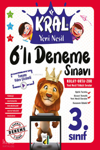 Kral Yeni Nesil 6’lı Deneme Sınavı (3. Sınıf) Kolektif