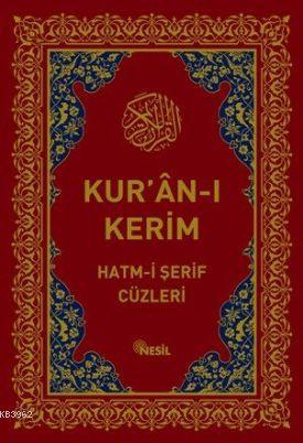 Kur'an-ı Kerim Hatm-i Şerif Cüzleri (Kutulu)