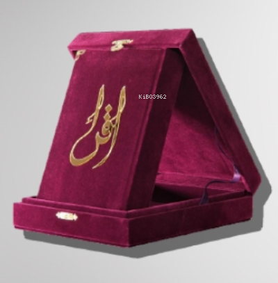 Kuranı Kerim Hafız Boy “Kadife Kutulu“ Mor