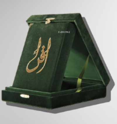 Kuranı Kerim Hafız Boy “Kadife Kutulu” Yeşil